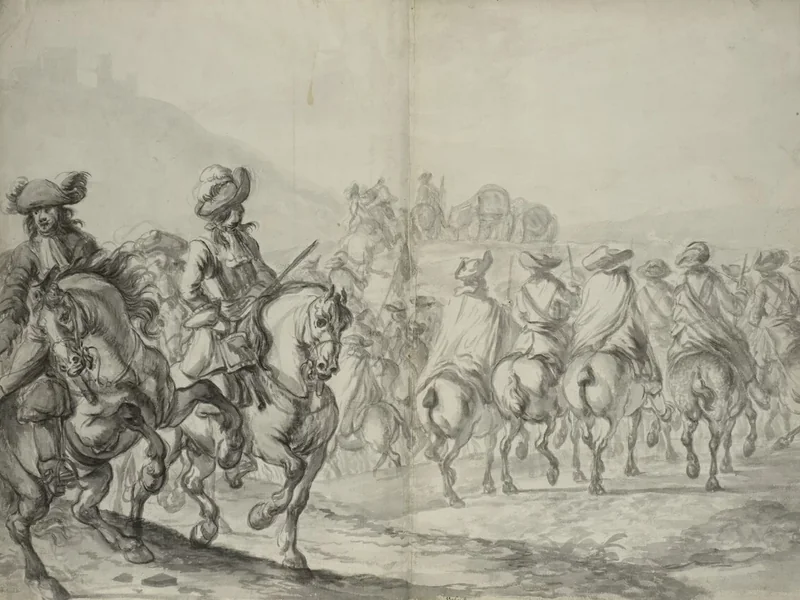 1633-Pieter Cornelis Verhoek - La cavalleria avanza